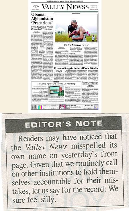 15 Hilarious Newspaper Mistakes And Apology Notes Funny Newspaper