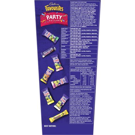 Cadbury Favourites Party Edition Boxed Chocolate 520g Woolworths