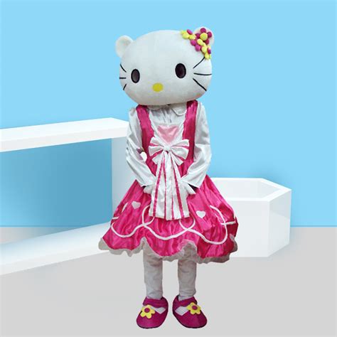 Hello Kitty Mascot Costume Fancy Dress