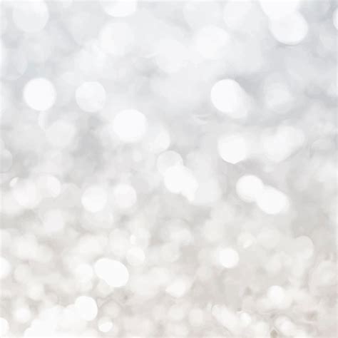 Free Vector Light Silver Glitter Bokeh Lights Background