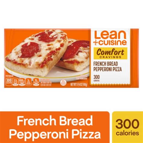 Lean Cuisine Pepperoni French Bread Personal Frozen Pizza 53 Oz Bakers
