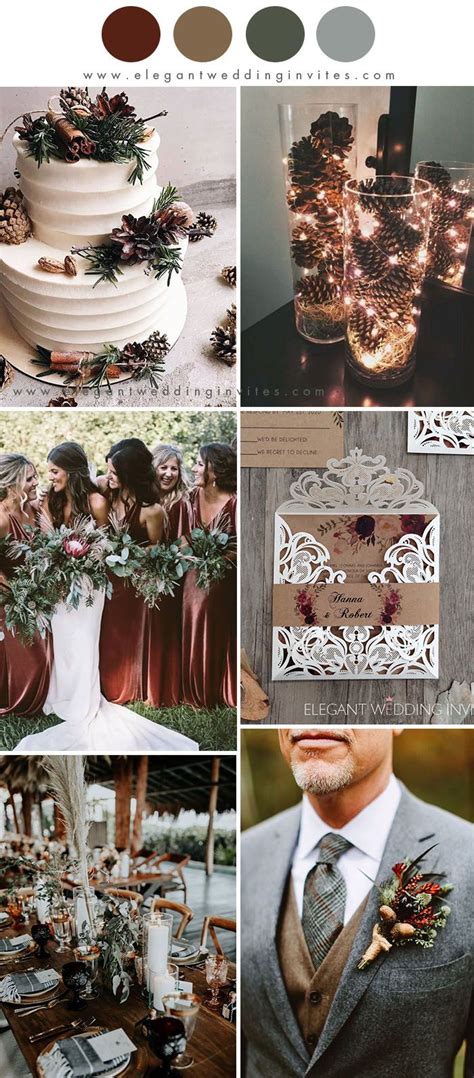 10 Best Winter Wedding Color Palettes For 2023 And 2024