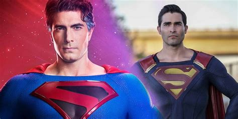 Brandon Routh And Tyler Hoechlins Supermen Unite In Behind The Scenes Photo