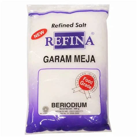 Jual Garam Masak Beryodium Refina 250 Gram Indonesiashopee Indonesia