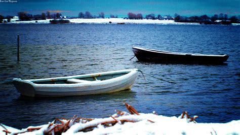 Snowy Rowboats By Dragon Claw666 On Deviantart