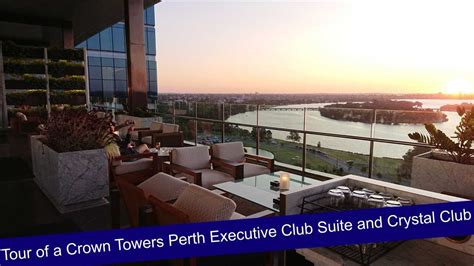 Tour Of A Crown Towers Perth Executive Club Room And Crystal Club 19