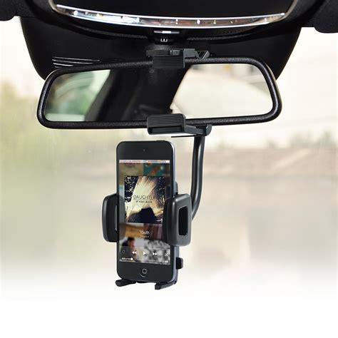 Universal 360 Degree Rotation Car Rearview Mirror Mount Holder Stand