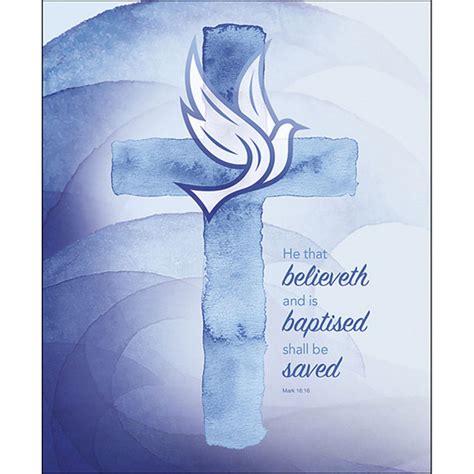Church Bulletin 11 Baptism Whoever Believes Pack Of 100