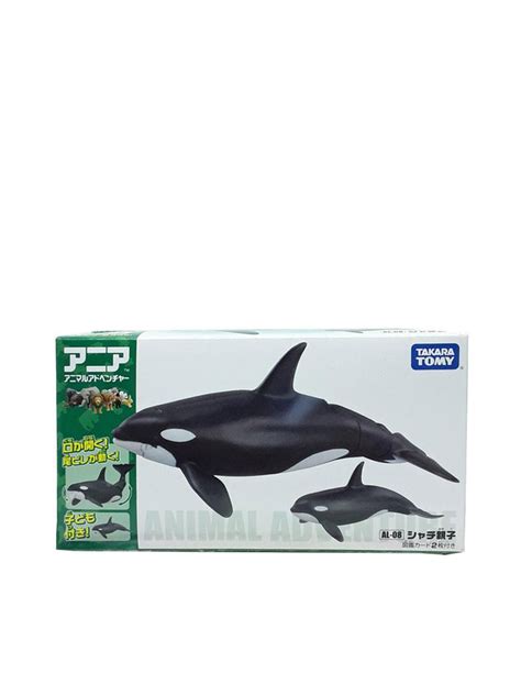 Takara Tomy ฟิกเกอร์ Ania Al 08 Killer Whale รุ่น Tman01137634 สีดำ