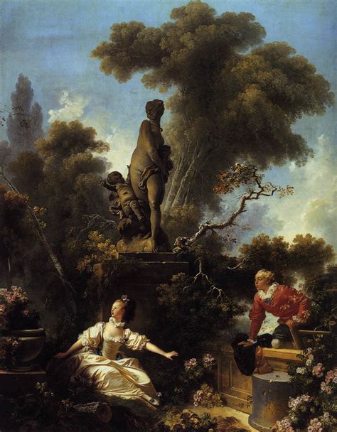 The Progress Of Love The Meeting By Fragonard Jean Honoré