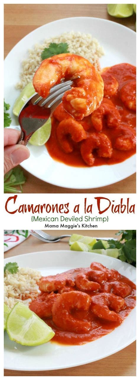 Ready in under 30 minutes! Camarones a la Diabla, or Mexican Deviled Shrimp, is spicy ...