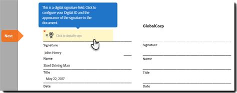 Adobe Sign Digital Signature Workflow