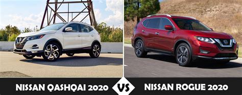 2020 Nissan Rogue Vs Qashqai Comparison Myers Orléans Nissan