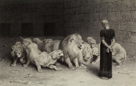 Daniel In The Lions Den 1875 Painting By Briton Riviere Fine Art
