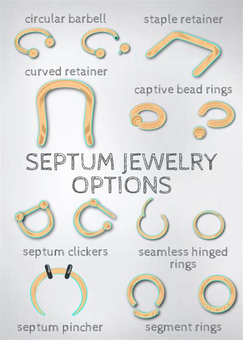 What Type Of Jewellery Can I Get My Septum Pierced With Rpiercing