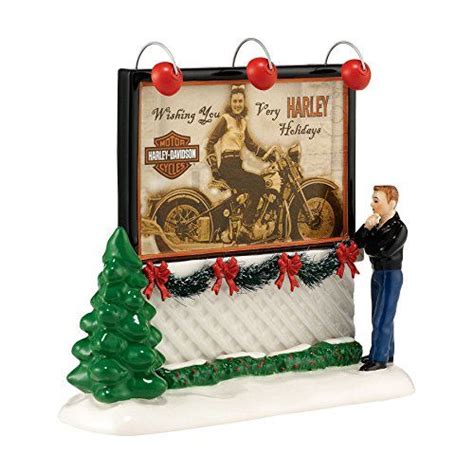 Department 56 Original Snow Village Dreaming Of A Harley Holiday