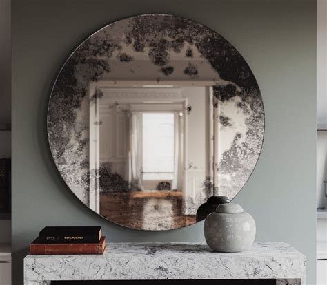 42 custom version antique mirror with cloudy pattern etsy