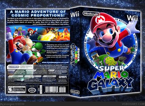 Super Mario Galaxy Wii Box Art Cover By Jevangod