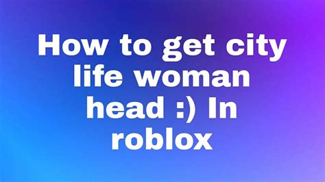 How To Get City Life Woman Bundle In Roblox Youtube