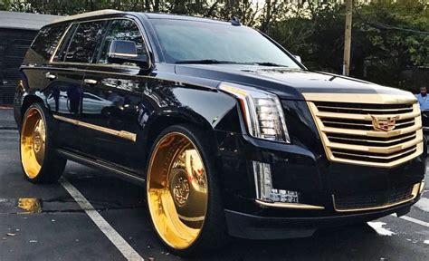 Ace 1 Aoc Obamas Outrageous 2017 Cadillac Escalade On Gold 30s Rucci