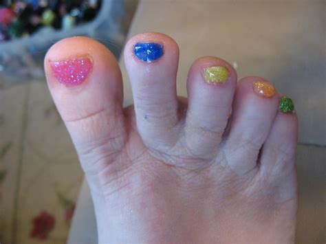 I Thought Sew Toe Painting