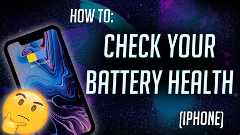 What you personally do is up to you. HOW TO: Check Battery Health (iPhone & iOS) - YouTube