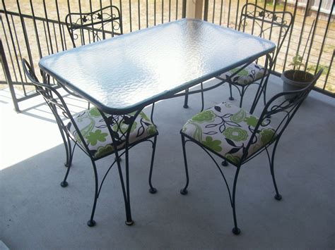 We did not find results for: Salterini? 5 piece wrought iron patio table and chairs ...