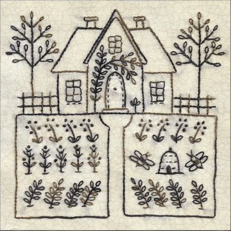 39 Home And Garden Pdf Download Primitive Embroidery Patterns