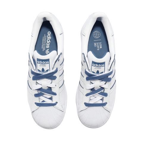 Adidas Wmns Superstar Footwear White Altered Blue Gx Kicksonfire Com