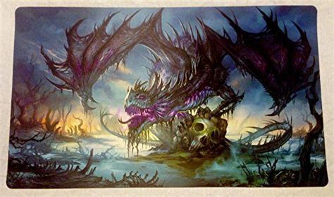Zombie Dragon Tcg Playmat Gamemat 24 Wide 14 Tall For Trading Card