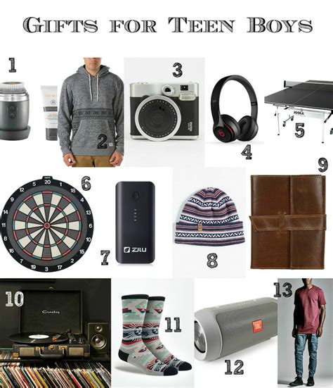 50 clever gifts for teen boys, no matter what they're into. If you still have special people on your list and you ...