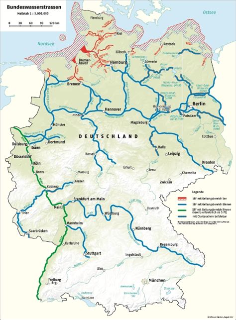 Bundeswasserstraßen karte ~ gdws bundeswasserstrassenkarten. Bundeswasserstraßen Karte : Die Charterscheinregelung In Deutschland Hausboot Smalltalk - Karte ...