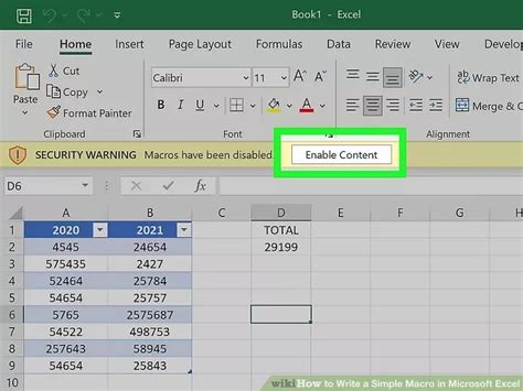 How To Write A Simple Macro In Microsoft Excel With Pictures Artofit