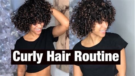 Curly Hair Routine Treatments Styling Youtube