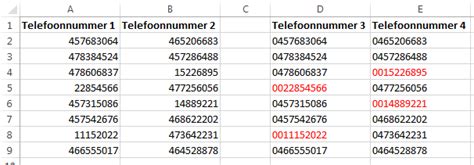 Tips Excel De 0 Voor Een Telefoonnummer Verdwijnt Steeds