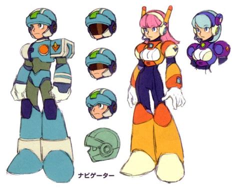 Navigator Maverick Hunter X Mega Man Art Character Design
