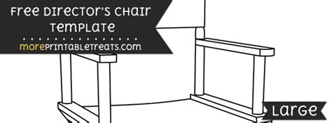 Directors Chair Template Large
