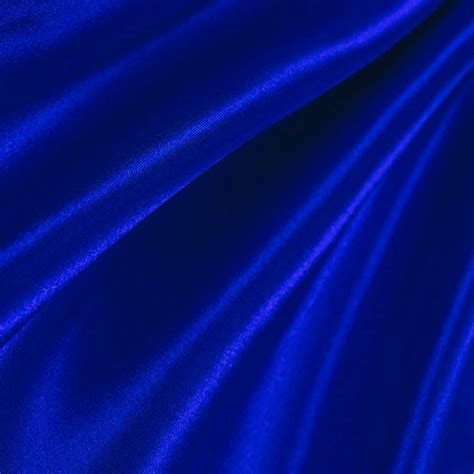 Royal Blue Poly Satin Fabric Ifabric