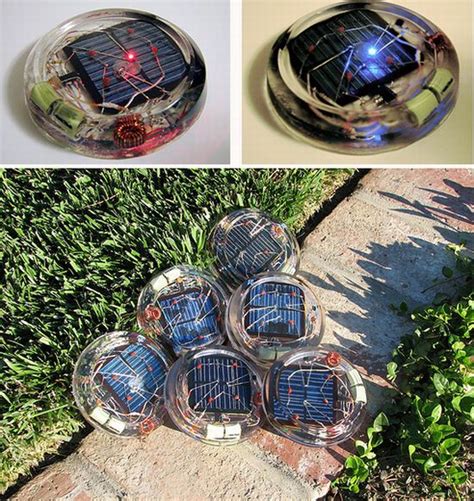 Eco Diy Smart And Bright Solar Powered Led Coasters Ecofriend