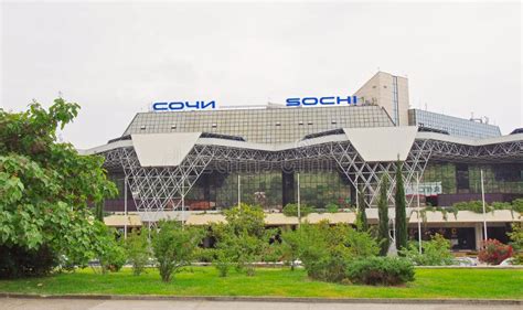 Modern Building Of The Sochi Airport Editorial Stock Photo Image Of
