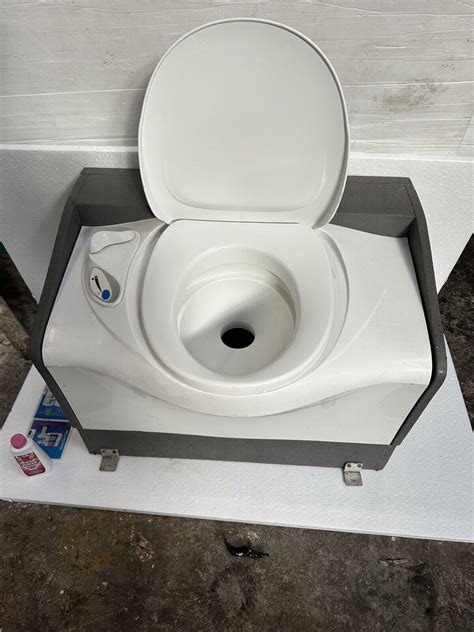 Thetford C402c Cassette Toilet With Left Hand Electric Flush White