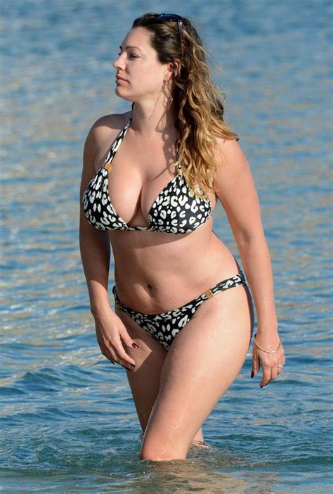 Kelly Brook Flaunts Her Curves On The Beach In Greece With David Mcintosh Celebrity News