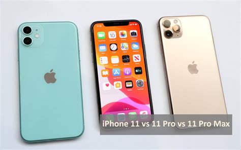 Iphone 11 Vs Iphone 11 Pro Vs Iphone 11 Pro Max Hub Of Apple News