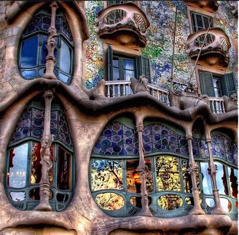 Casa Batllo The House Of Bones Barcelona Spain Gaudi Architecture