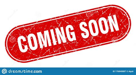 Coming Soon Sign Coming Soon Grunge Stamp Stock Vector Illustration