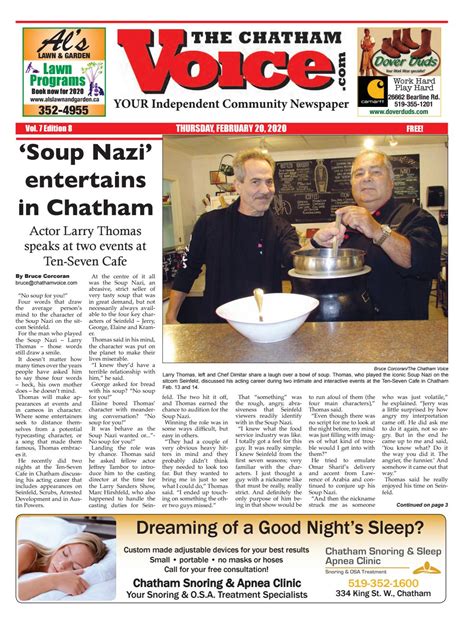 The Chatham Voice Feb 20 2020 By Chatham Voice Issuu