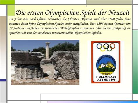 De coubertin gründete das internationale olympische komitee und führte auch das rotationsmodell ein. PPT - Olympische Spiele PowerPoint Presentation - ID:5941932