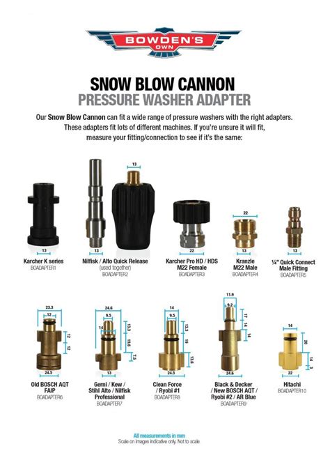 Bowdens Own Snow Blow Cannon