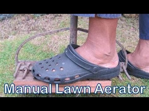 When it comes to lawn care, watering or mowing on their own will not give you a lush green lawn. Homemade Manual Lawn Aerator Using Garden Rake - YouTube