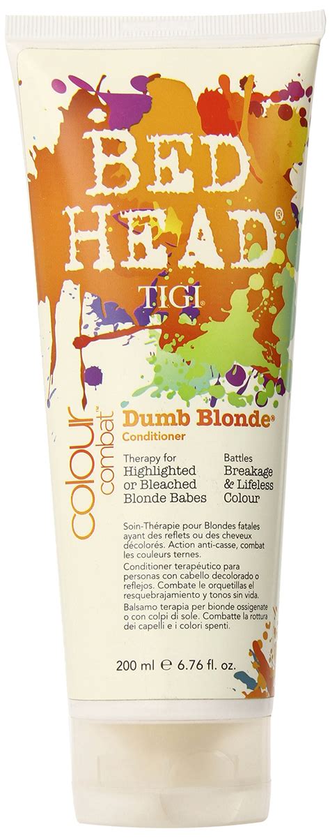 Amazon Com Tigi Bed Head Colour Combat Dumb Blonde Shampoo